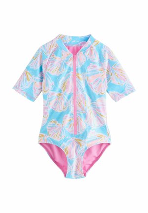 REGULAR FIT - SHORT SLEEVED - Badeanzug - blue shell