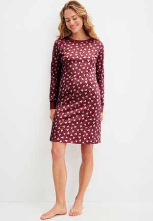 Calida, SPECIAL LANGARM-NACHTHEMD, LÄNGE 100 CM - Camicia da notte - mars red