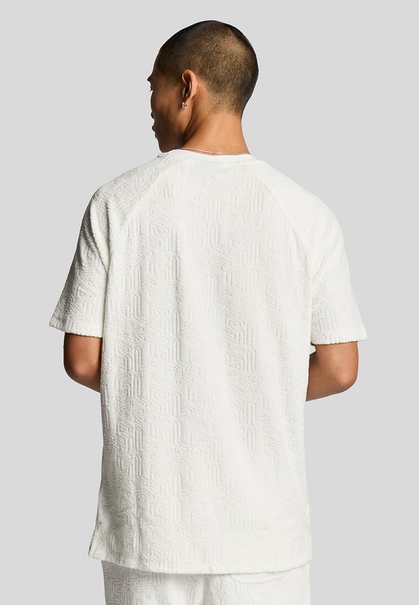 EMBLEM TOWELLING T-SHIRT - Summer jacket - chalk3