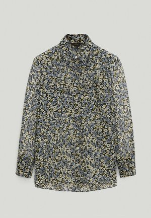 Button-down blouse - dark blue