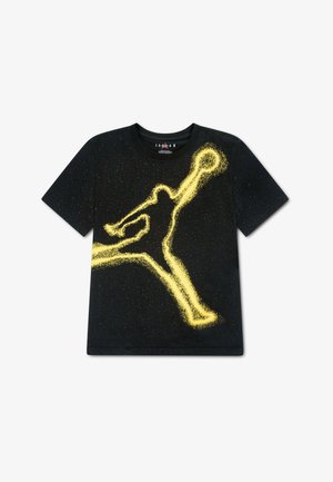Jordan PHASED TEE UNISEX - Nyomott mintás póló - black