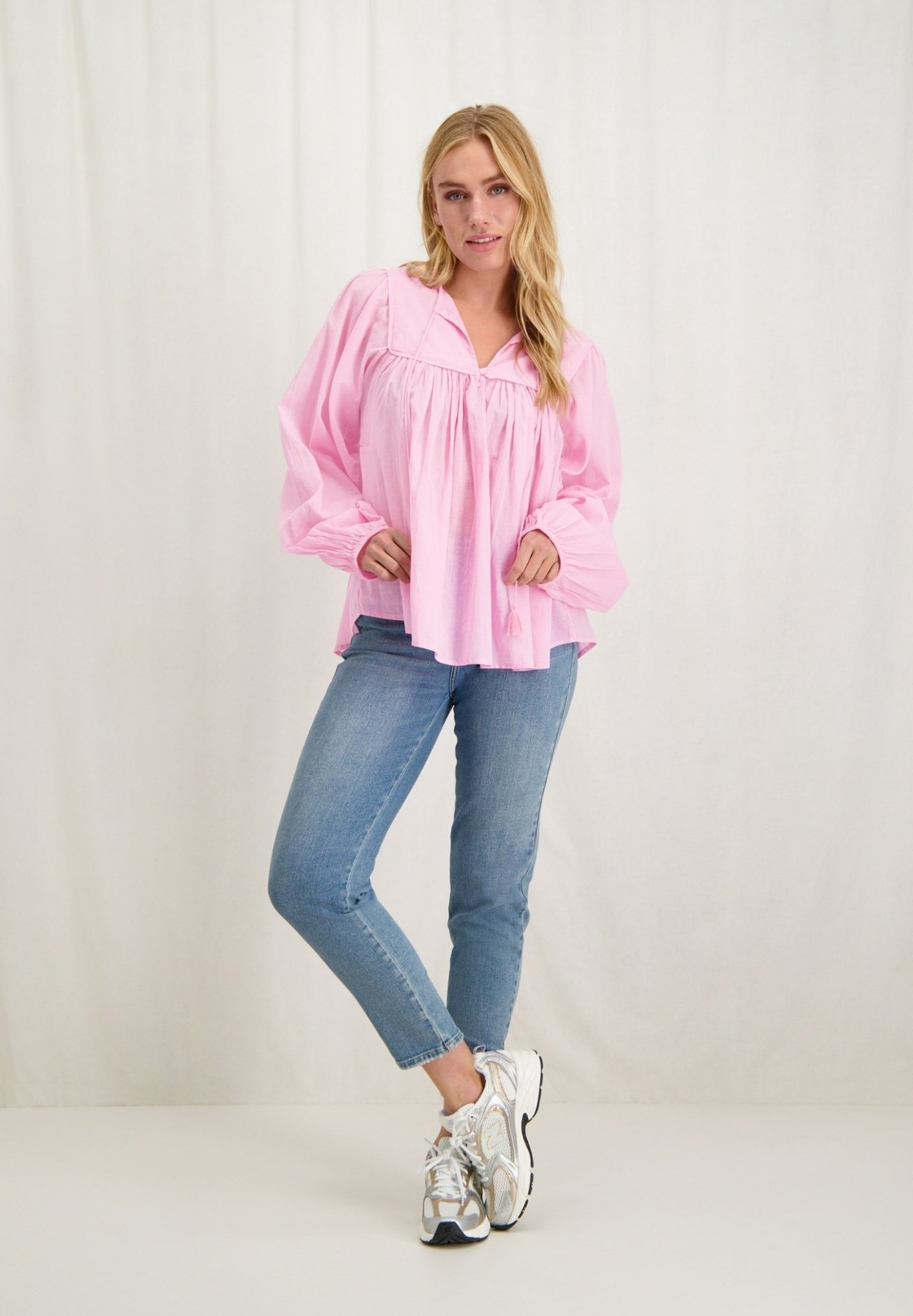 lilac chiffon top