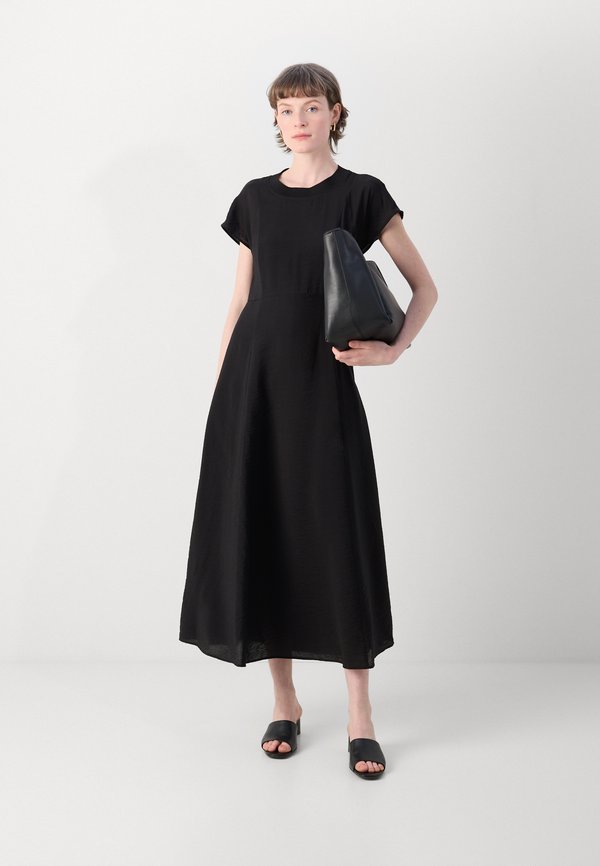 DRESS  FEMININE SHAPE  ROUND NECKLINE  MIDI LENGTH CUTLINES - Day dress4