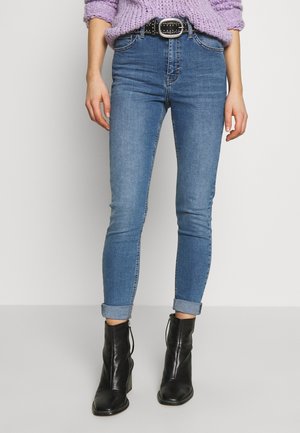 Skinny-Farkut - blue denim