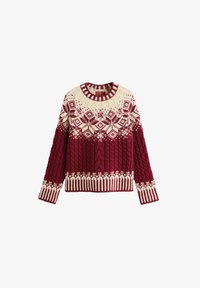 Unselected, red fairisle