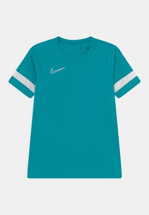 ACADEMY - T-shirts print - aquamarine/white