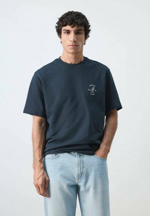 Camiseta estampada - navy