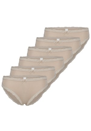 6 PACK BASIC JAZZ - Briefs - nude