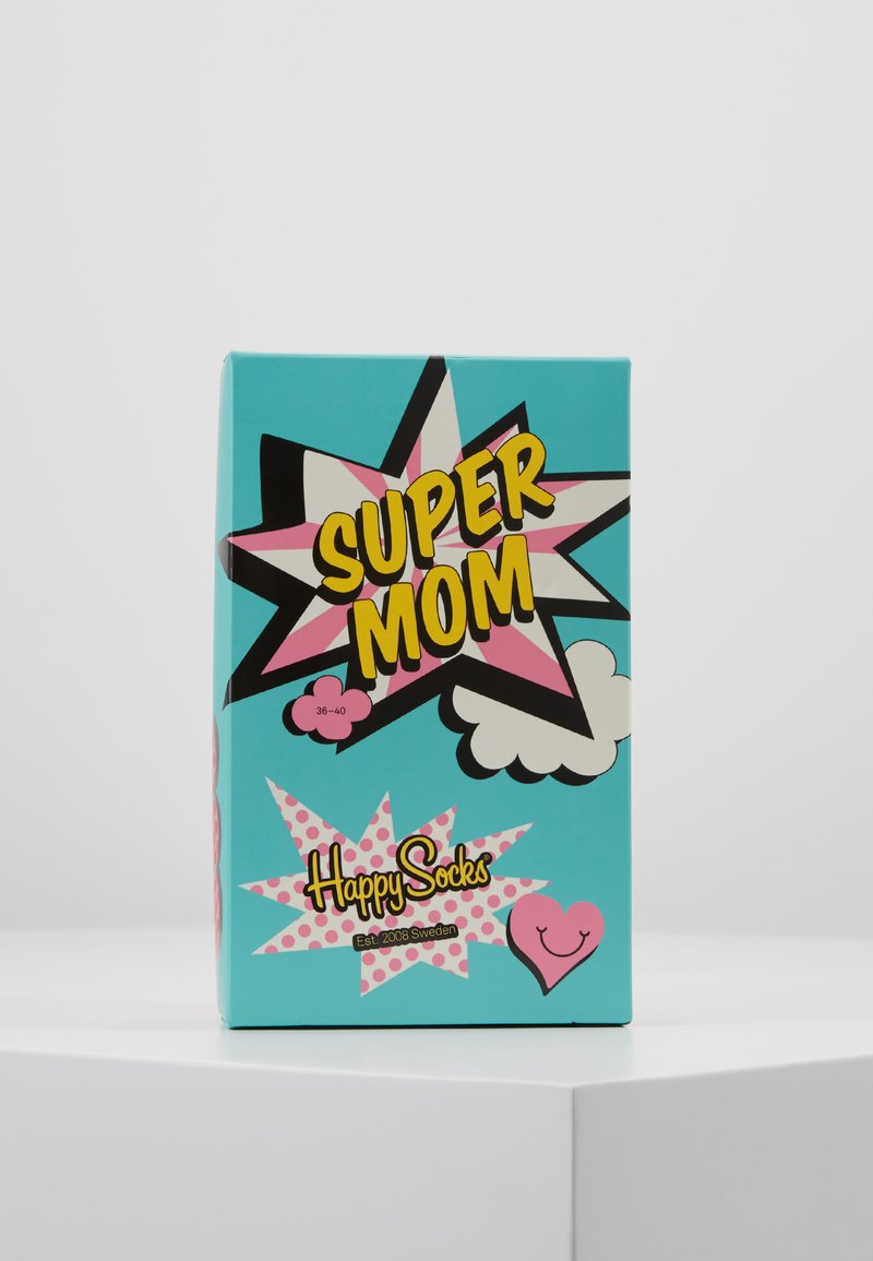 Happy Socks Calzini Uomo Super Mom, Cotone Biologico - 6