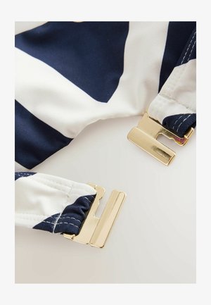 Next, REGULAR FIT - BANDEAU - Bikinitop - navy white chevron