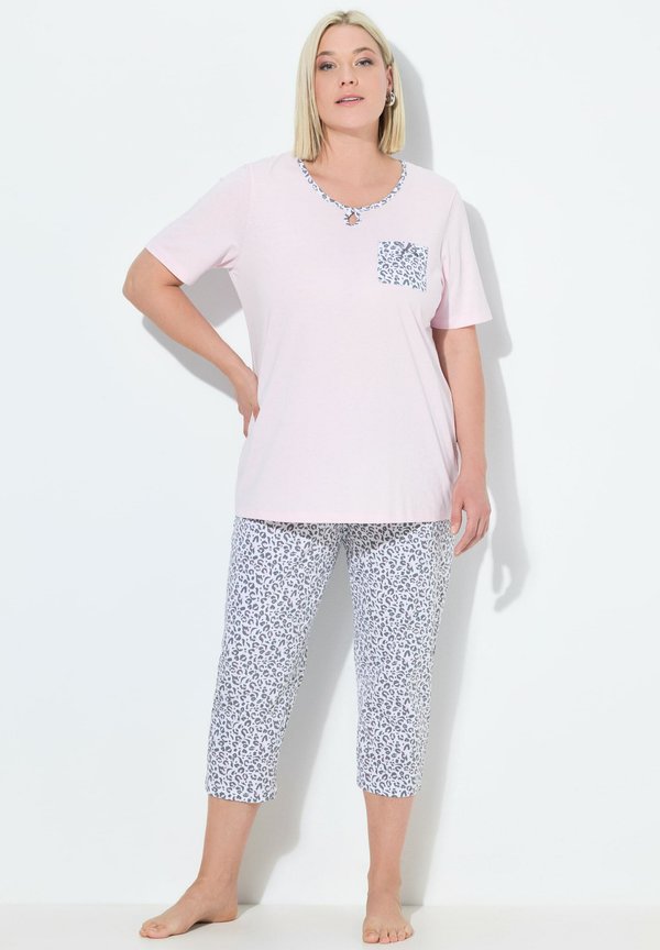 LEOMUSTER RUNDHALS HALBARM SET - Pyjama