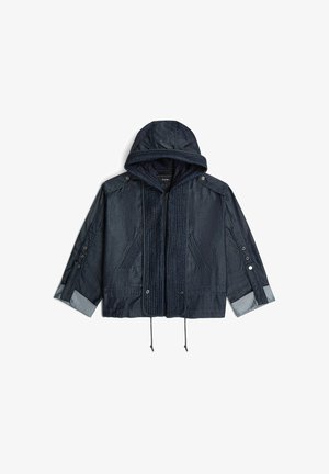 G-STAR, FLUID CROPPED JACKET - Denim jacket - rinsed
