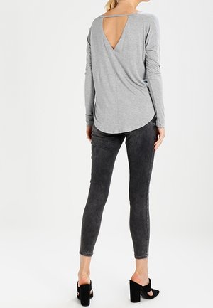 T-shirt à manches longues - mottled grey