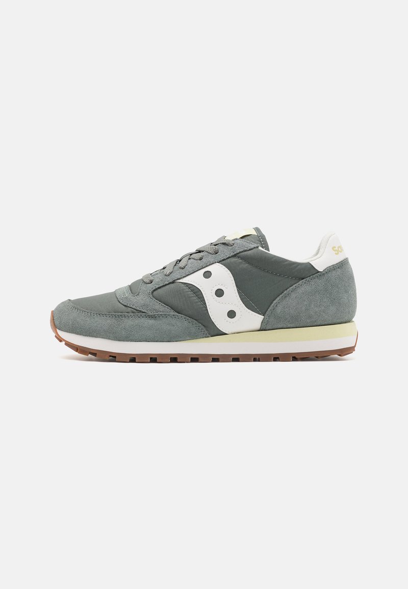 Saucony - JAZZ ORIGINAL UNISEX - Sneakers laag - green/off white, Vergroten