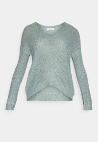 New Megan Pullover Knit Abyss Detail W Blac main image 0