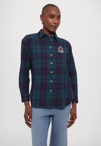 Lauren Ralph Lauren KOTTA LONG SLEEVE BUTTON FRONT SHIRT - Pogājama blūze - green