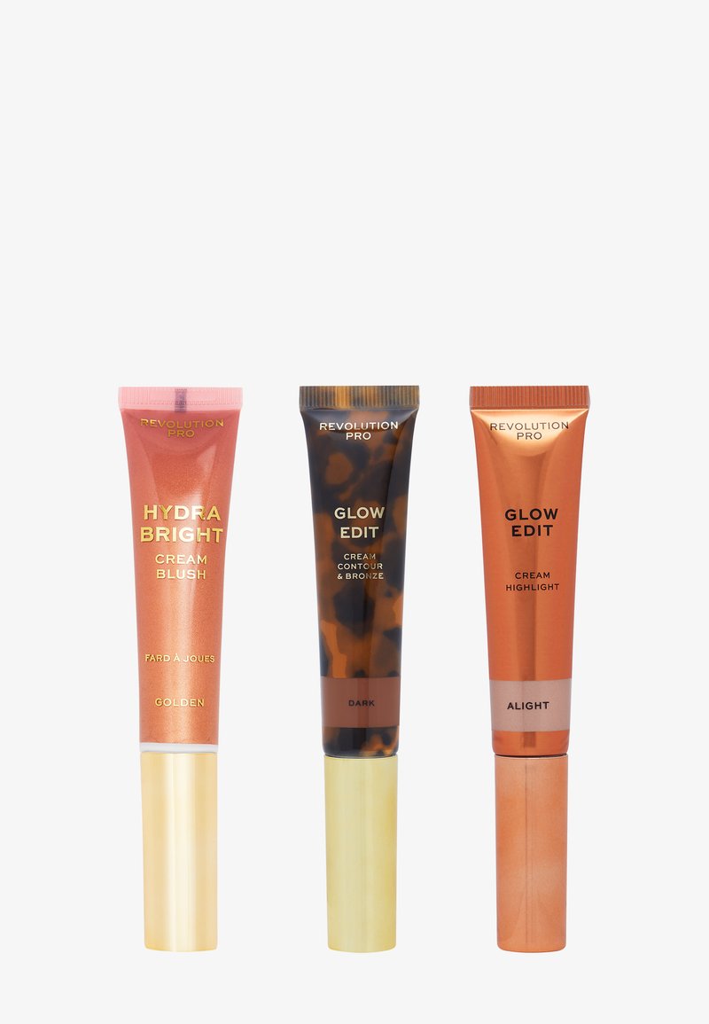 Revolution PRO REVOLUTION PRO CREAM FACE WAND TRIO - Highlighter - dark