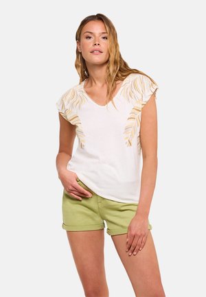 Koala Bay, KOALA BAY CAMISETA MANGA CORTA BEIGE - BORDA - Camiseta estampada - beige