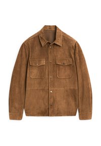 LIGHTWEIGHT - Veste en cuir - dark brown