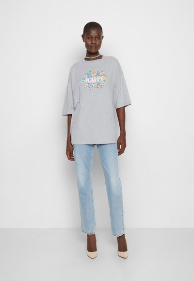 CHIARA FERRAGNI HAPPY - T-shirt estampada - grigio melange