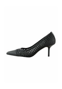 REGULAR FIT FOREVER COMFORT POINT TOE WEAVE COURT HEEL - Escarpins - black