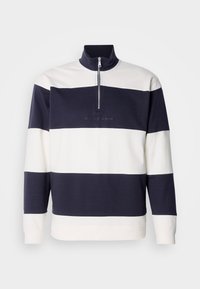 Unselected, dark blue/white