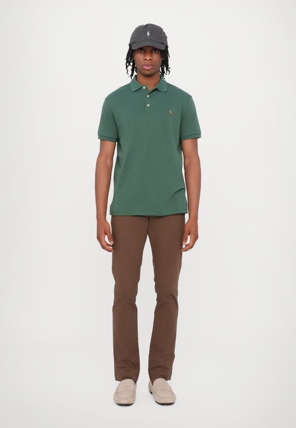 CUSTOM SLIM FIT SOFT COTTON POLO SHIRT - Polo shirt - washed forest2