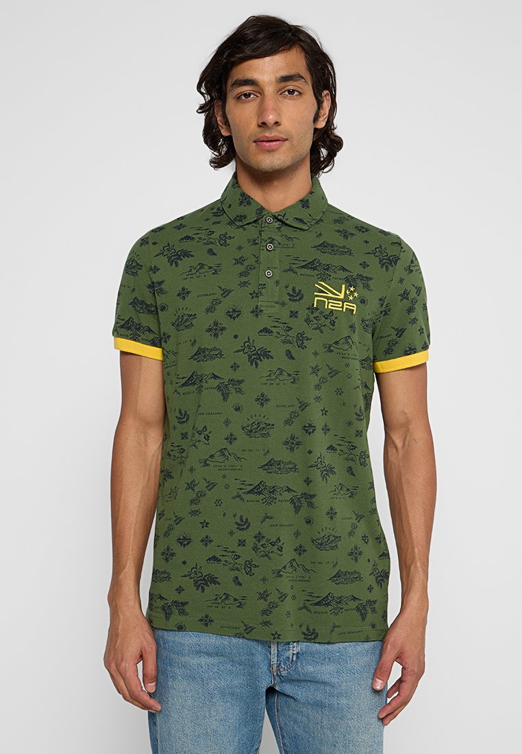 NZA New Zealand Auckland Poloshirt donkergroen