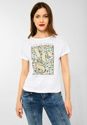 IM BURNOUT DESSIN - T-Shirt print - weiß