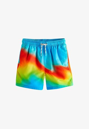 Next PRINTED REGULAR FIT - Kopalne hlače - orange wave