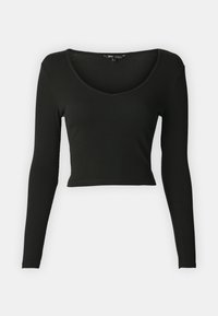 ONLKAYA VNECK - Top s dlhým rukávom - black
