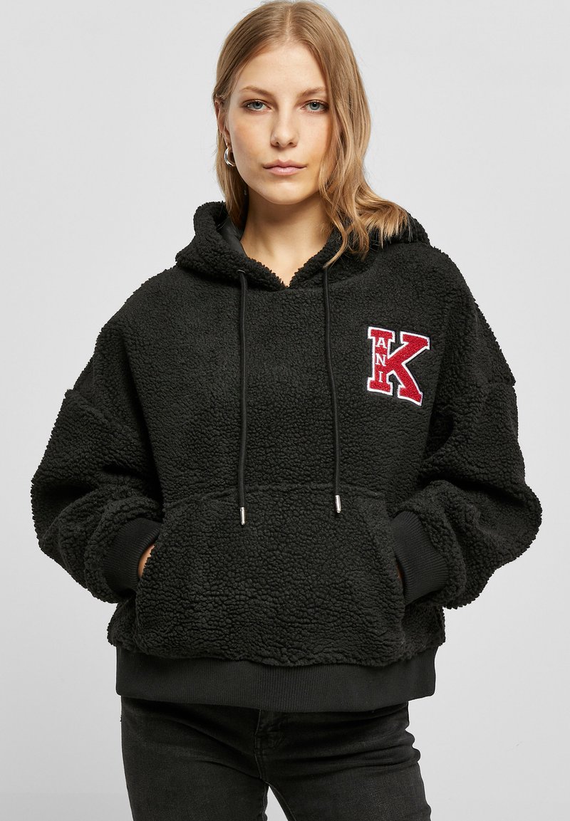 Karl Kani - KW224 030 1KK RETRO PATCH OS - Fleece jumper - black, Enlarge