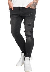 DEF MINGO SLIM FIT - Karcsúsított farmerek - black