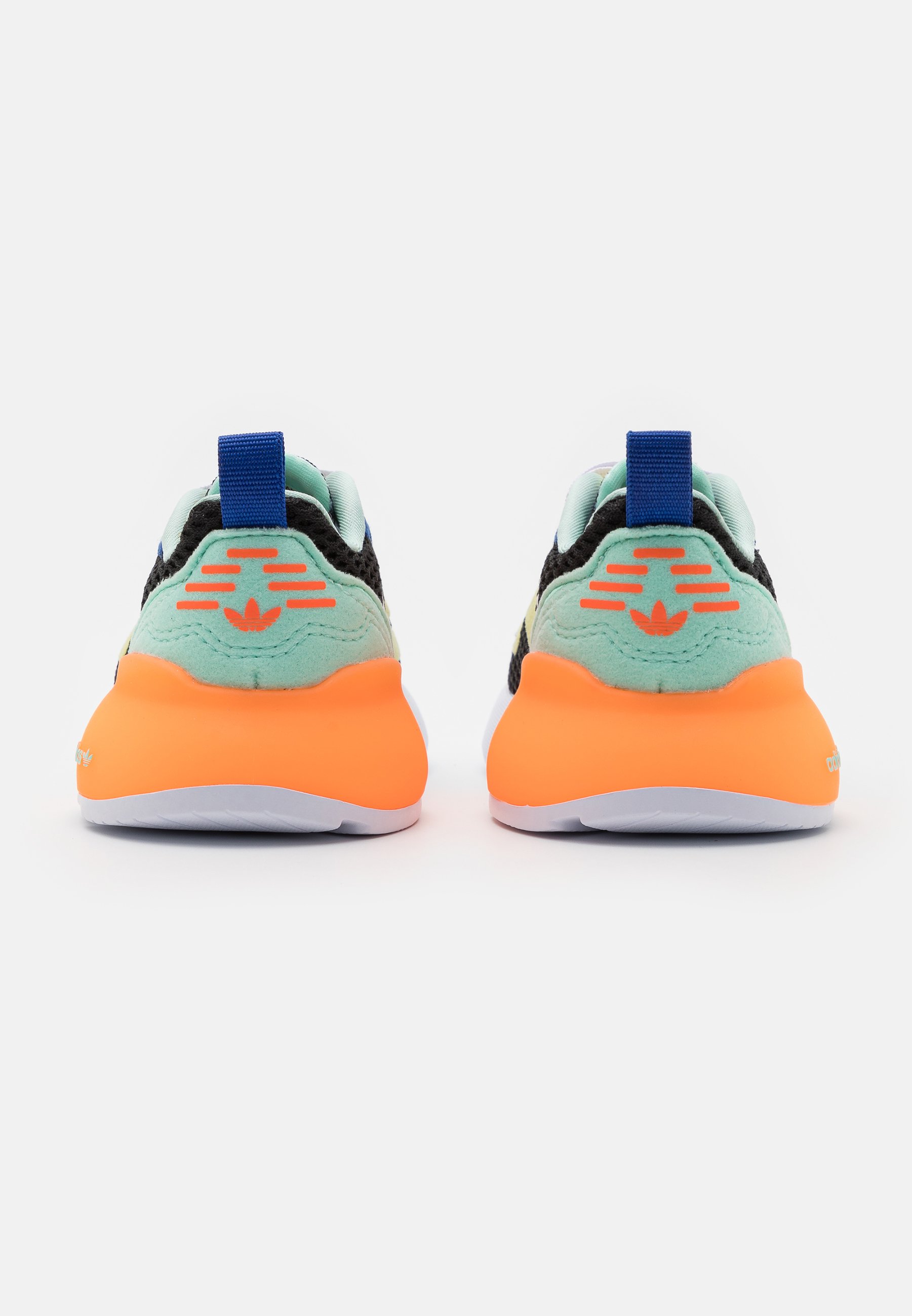 adidas Originals ZX 2K UNISEX - Sneakers laag - core black/footwear white/screaming  orange/Zwart - Zalando.nl