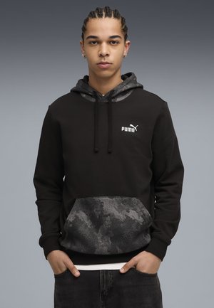 CAMO - Pulover s kapuco - black