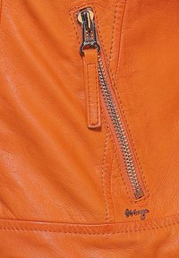 Maze Lederjacke - tangerine