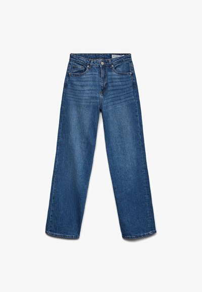 TESSA WIDE - Wide Leg - medium blue denim