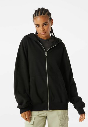 OVERSIZE PLUSH 07073670 - Sweatjakke - black