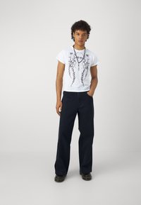 Jaded London LAZYWILLY INK BABY TEE - T-shirts print - white