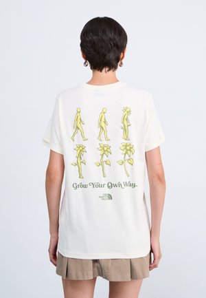CONNECT RELAXED TEE GRAPHIC - T-shirt imprimé - white dune