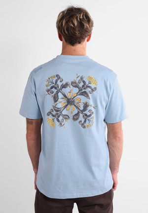 FLORAL - T-shirt imprimé - light blue