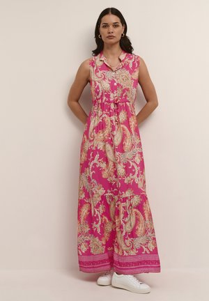 SLEEVELESS  - Vestido largo - pink golden paisley