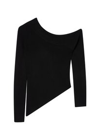ASIMMETRICA TINTA UNITA - Maglione - nero
