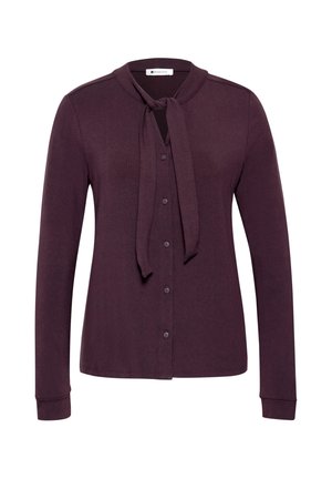 Street One, LONG-SLEEVE SHIRT WITH A BLOUSE-LIKE LOOK - Chemisier - berry plum