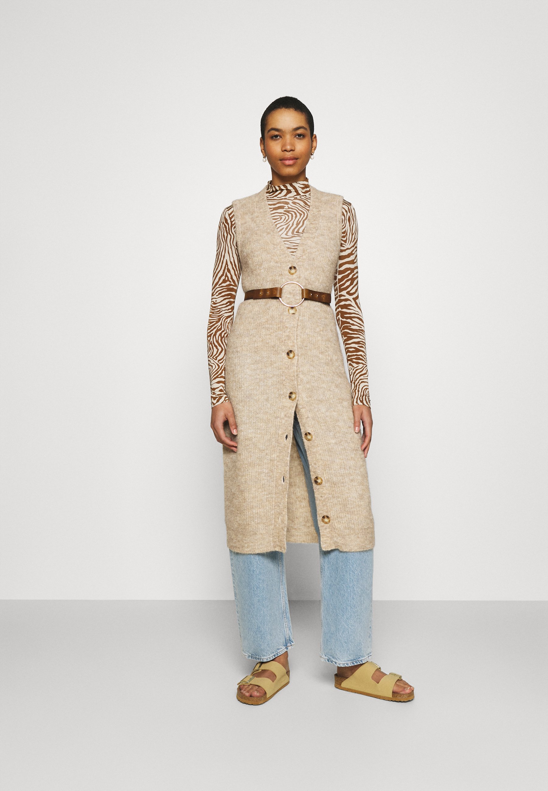 Women SABELLA LONG VEST - Cardigan Women SABELLA LONG VEST - Cardigan