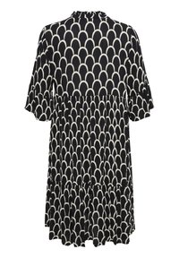 Kaffe Curve KCKERRY AMI - Dnevna haljina - black and white graphic print