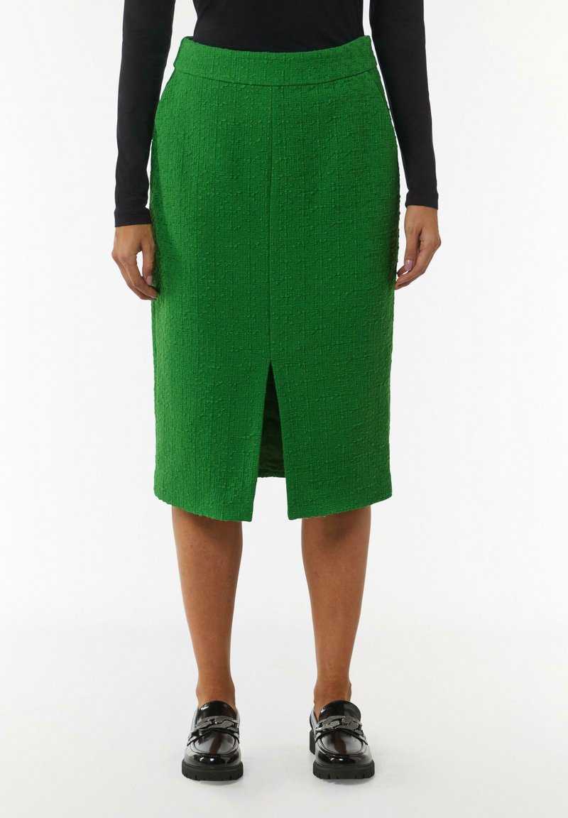 comma AUS BOUCLÉ - A-Linien-Rock - grün