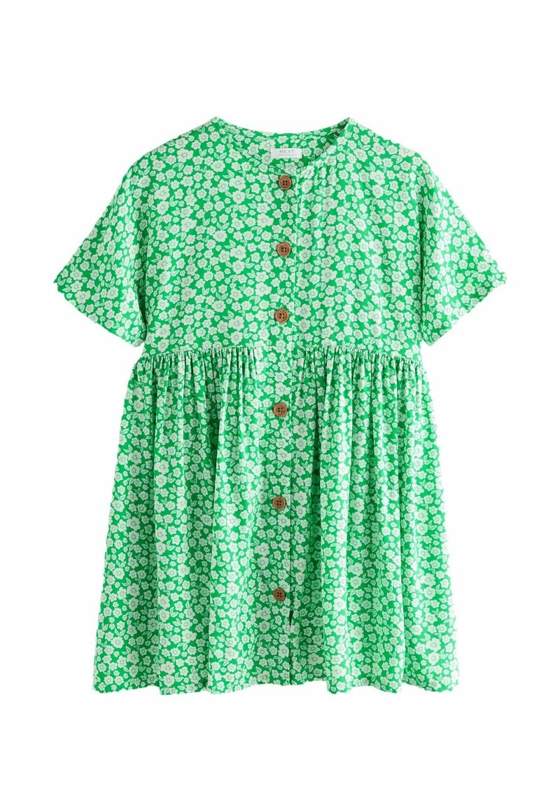 Next REGULAR FIT - Robe chemise - green ditsy