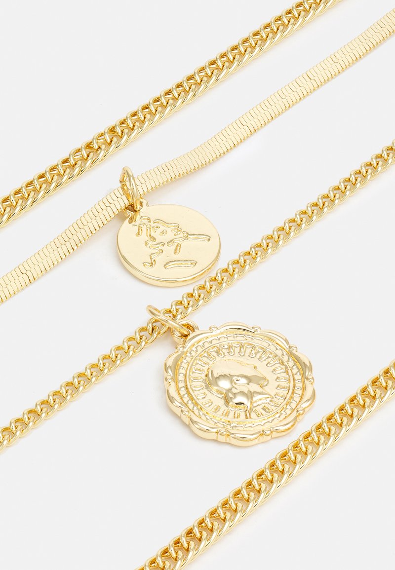 Herren Halsketten | Urban Classics FLAT LAYERING NECKLACE UNISEX Halskette gold-coloured/goldfarben - QT35136 Herren Halsketten | Urban Classics FLAT LAYERING NECKLACE UNISEX Halskette gold-coloured/goldfarben - QT35136