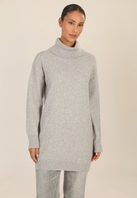 Apart Strickkleid - graumeliert